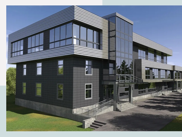 Административные здания в Алексеевке