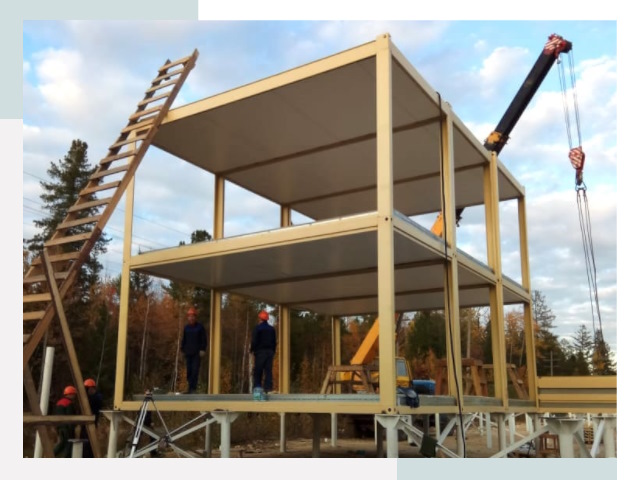 Строительство модульных здания Алексеевка