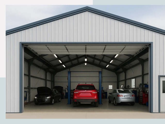 Ангары из сэндвич панелей от 607 руб. в Алексеевка