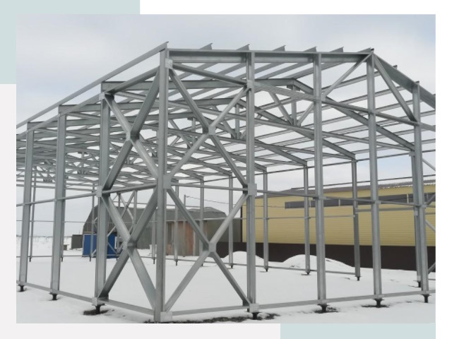 Каркасные ангары в Алексеевке