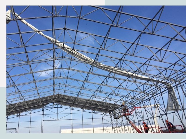 Шатровые ангары от 607 руб. в Алексеевке и Белгородской области