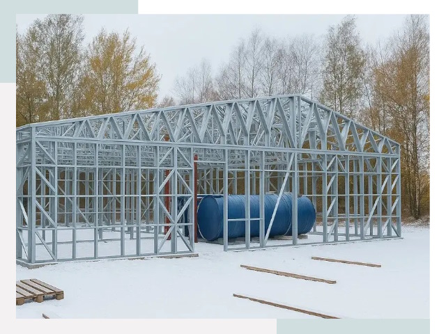 Металлические ангары в Алексеевке