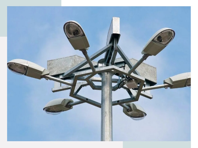 Монтаж осветительных мачт в Алексеевке