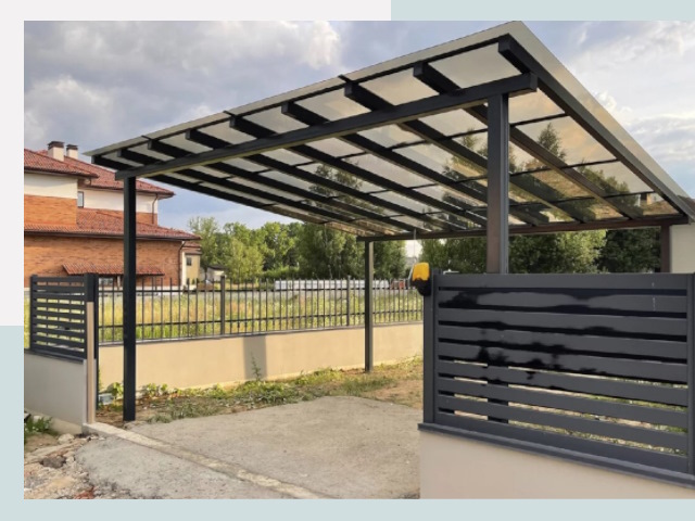 Металлические навесы в Алексеевка от 607 руб. за м²