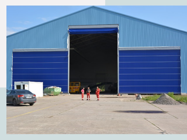 Ангарные ворота в Алексеевка от СтальСтрой-Лкв по цене 607 руб.