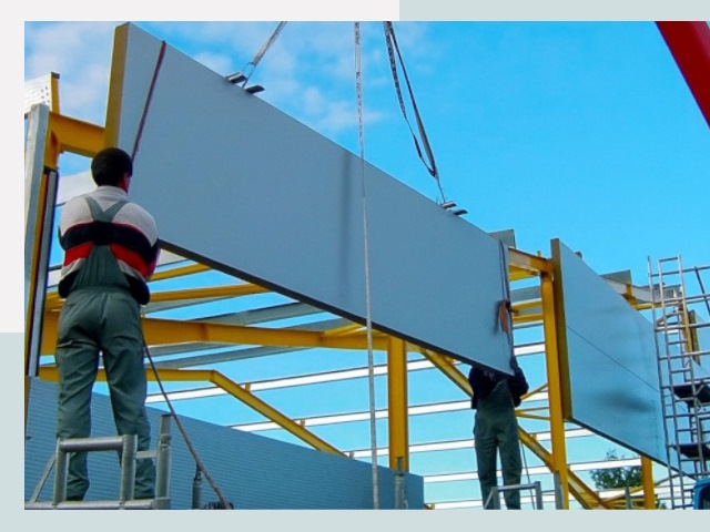 Монтаж сэндвич-панелей в Алексеевке от 607 руб.