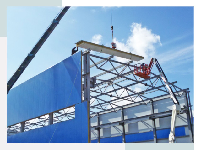 Монтаж сэндвич-панелей в Алексеевке