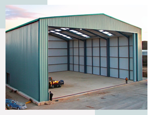 Строительство ангаров в Алексеевке